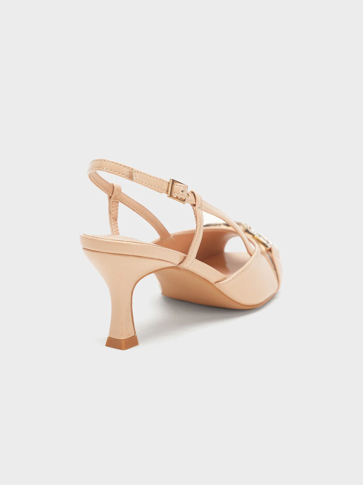 Women "DANILO" Stylish Heel Buckle Sandals - Image 4