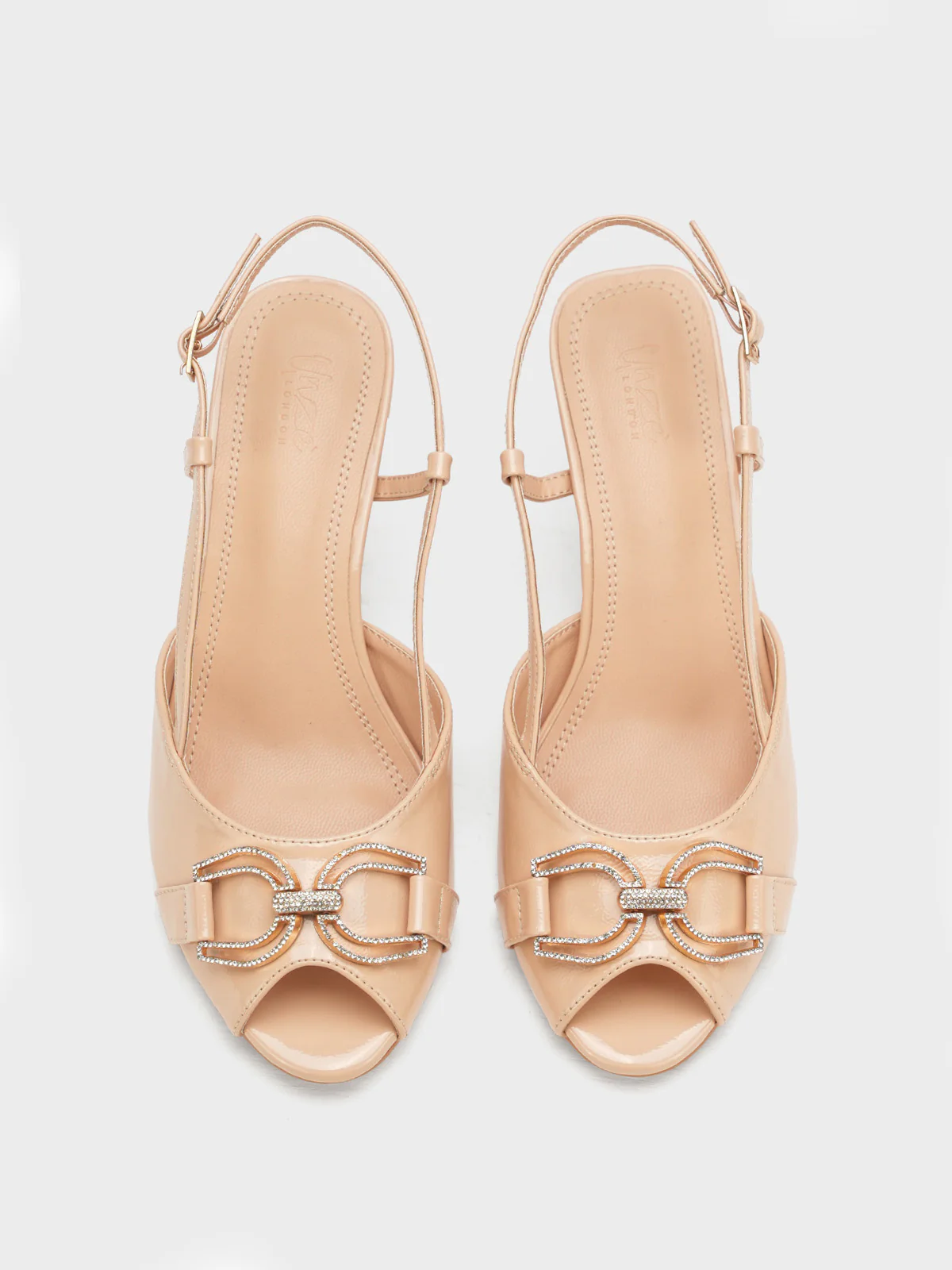 Women "DANILO" Stylish Heel Buckle Sandals - Image 7