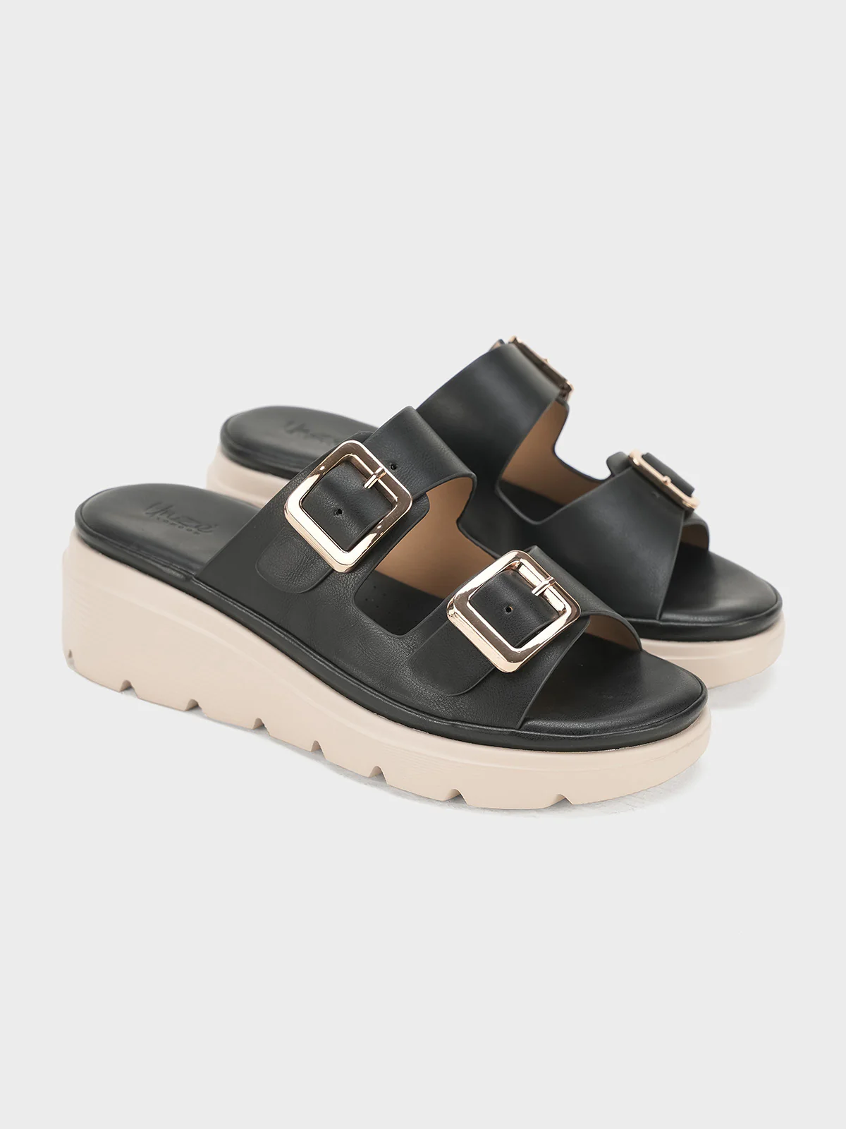 Women "DELIL" Wedge Comfort Slippers - Image 3