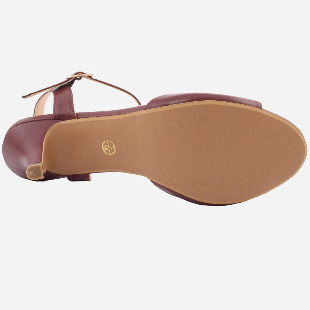 Women "Dizzy" Ankle Strap Heel Sandals - Image 5