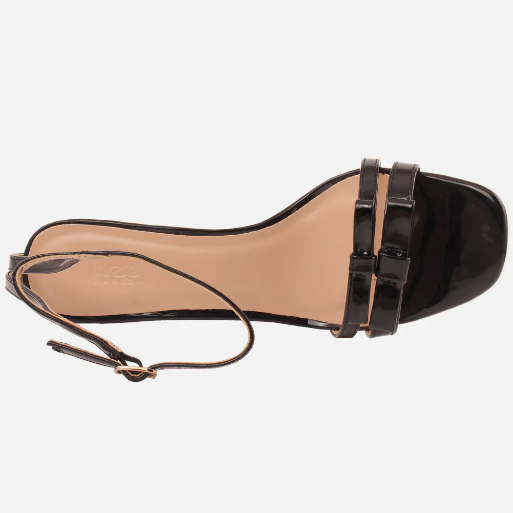 Women "ELLE" Soft Patent Block Heel Sandals - Image 4