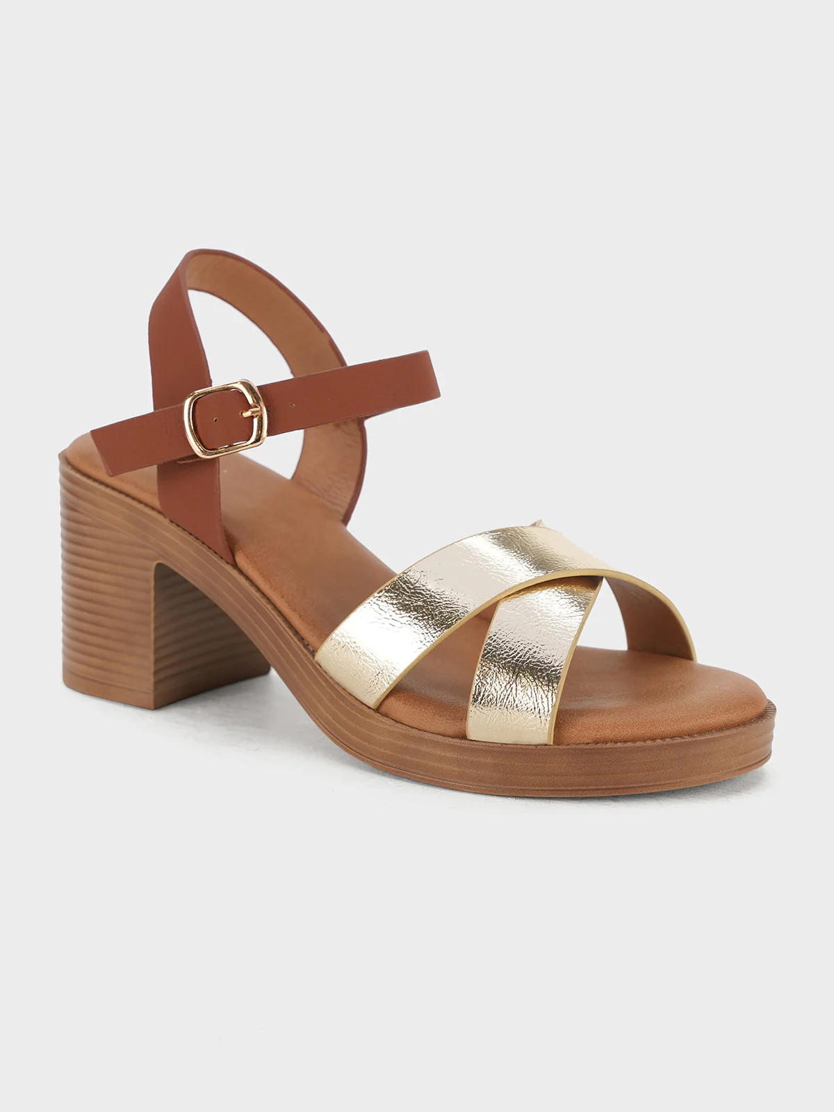 Women "ELYANA" Stylish Block Heel Sandals - Image 2