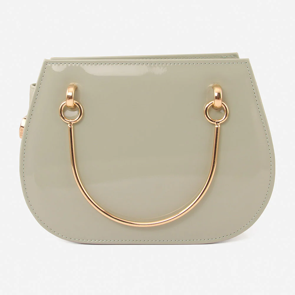 Women "EMENE" Top Metal Handle Shoulder Bag - Image 3