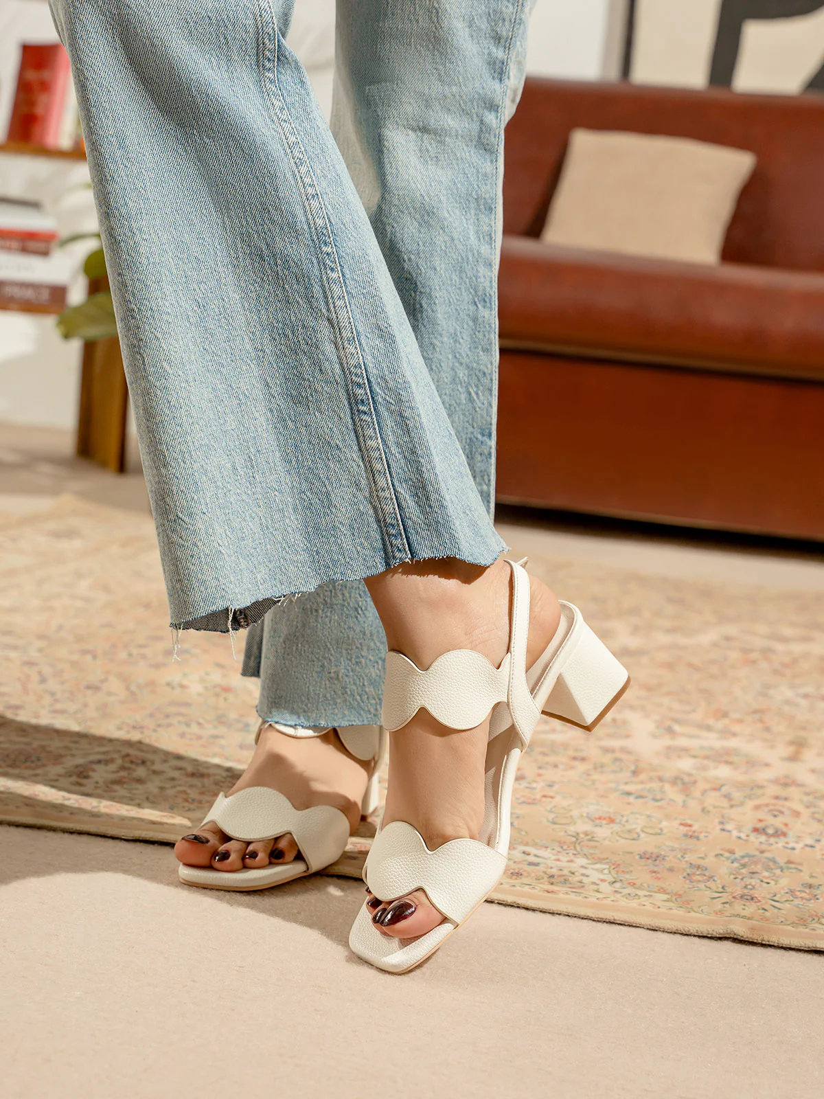 Women "ENOLA" Block Heel Sandals - Image 3