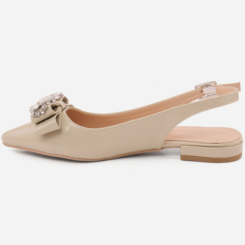 Women "ERIN" Glittering Low Heel Sandals - Image 3