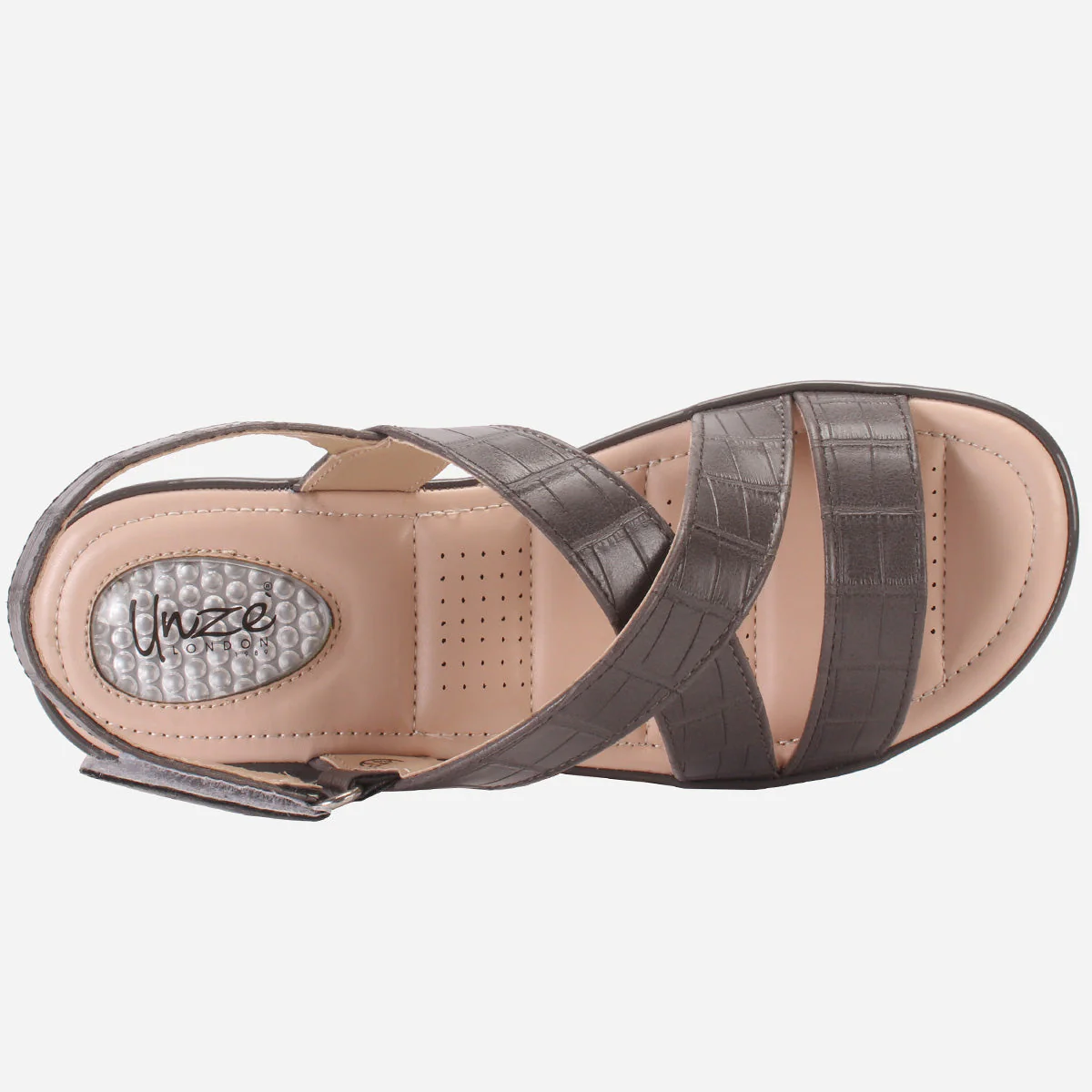Women "ESTD" Comfort Flat Sandals - Image 4