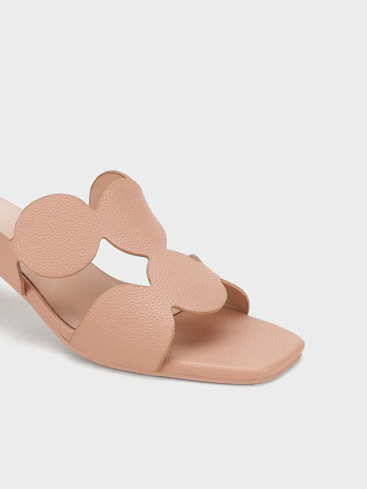Women "EVANS" Slip On Block Heel Sandals - Image 7