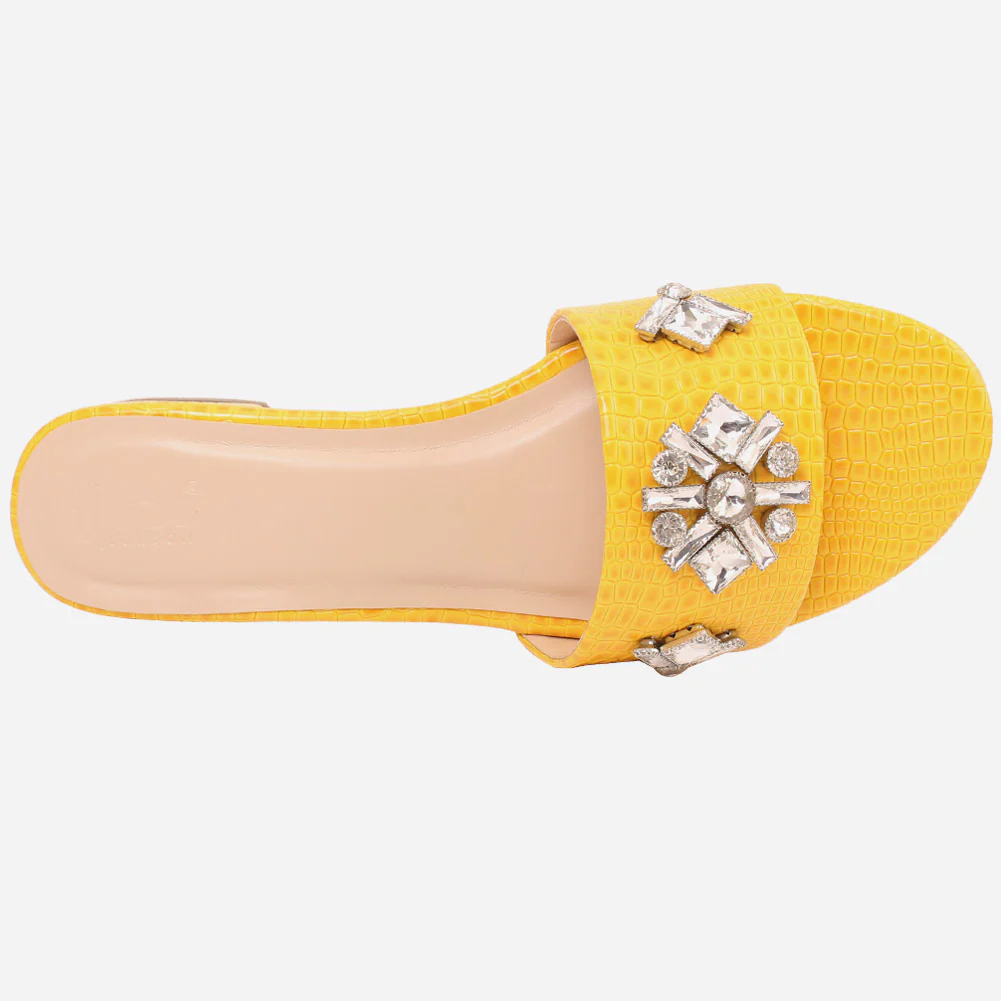 Women "EVELYN" Block Heel Slippers - Image 4