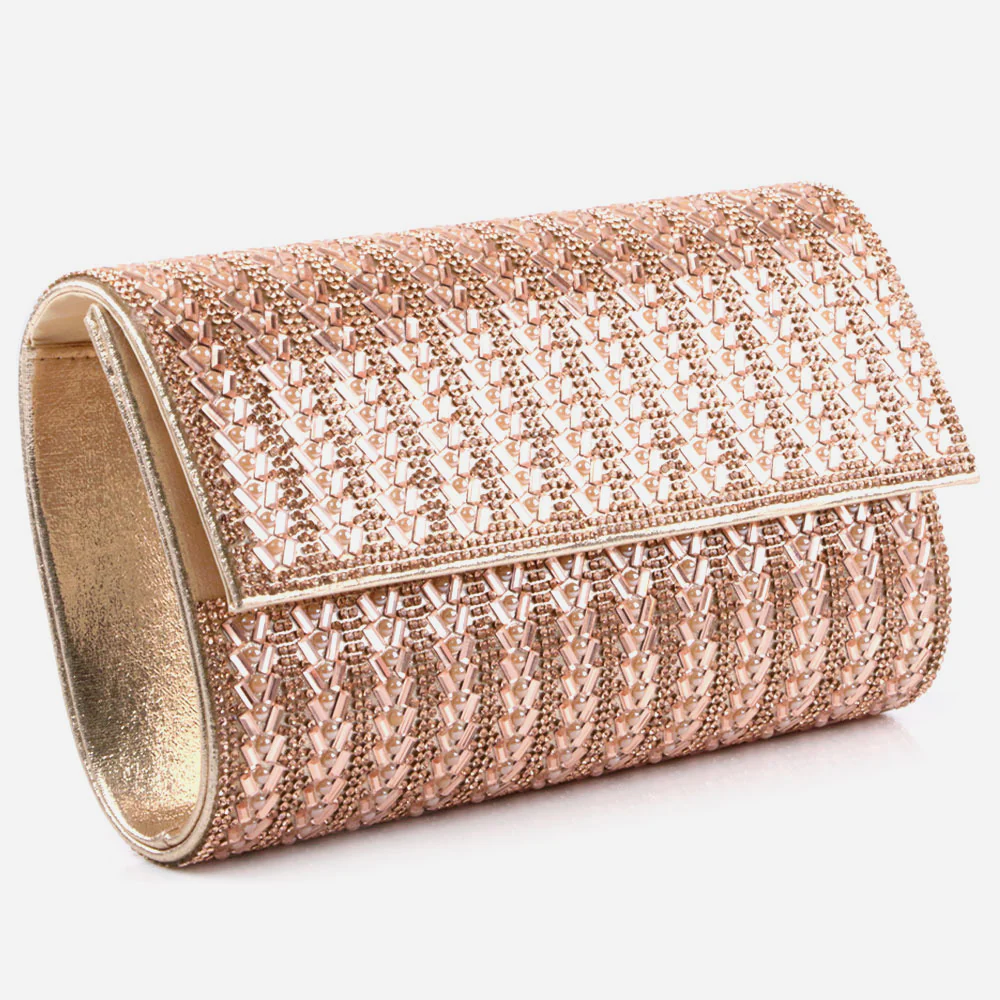 Women Evening Clutch Bag Wedding Handbag Prom Purse Sparkly Flap Over Party Bags Diamante Birthday Gifts for Her