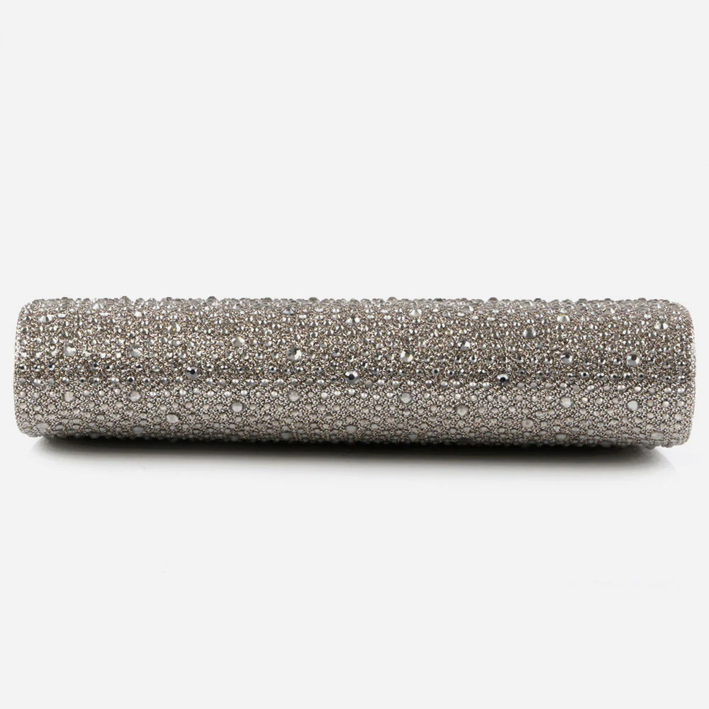 Women Evening Clutch Bag Wedding Handbag Prom Purse Sparkly Handle Carry Party Bags Diamante Birthday Gifts for Her - Image 2