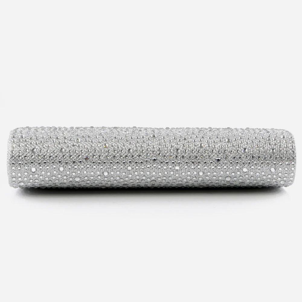 Women Evening Clutch Bag Wedding Handbag Prom Purse Sparkly Handle Carry Party Bags Diamante Birthday Gifts for Her - Image 2