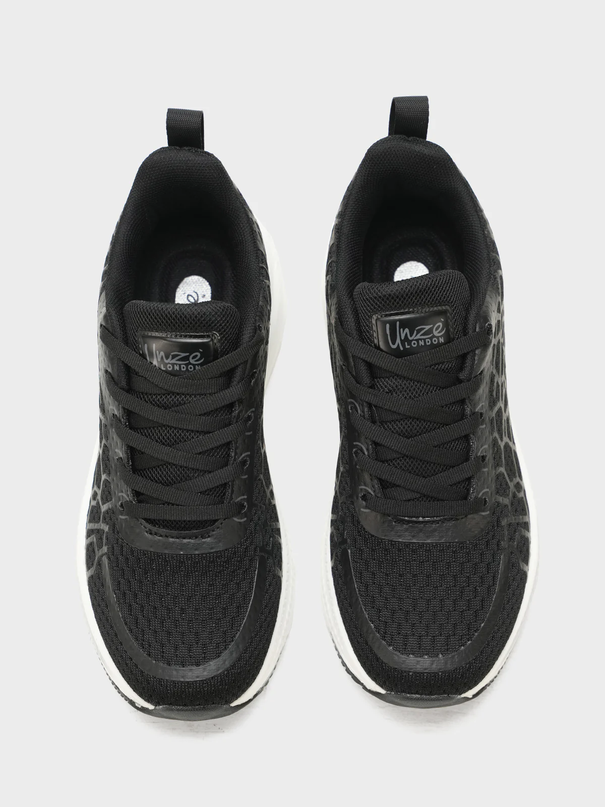 Women "FERNA" Lace Up Fabric Trainers - Image 6