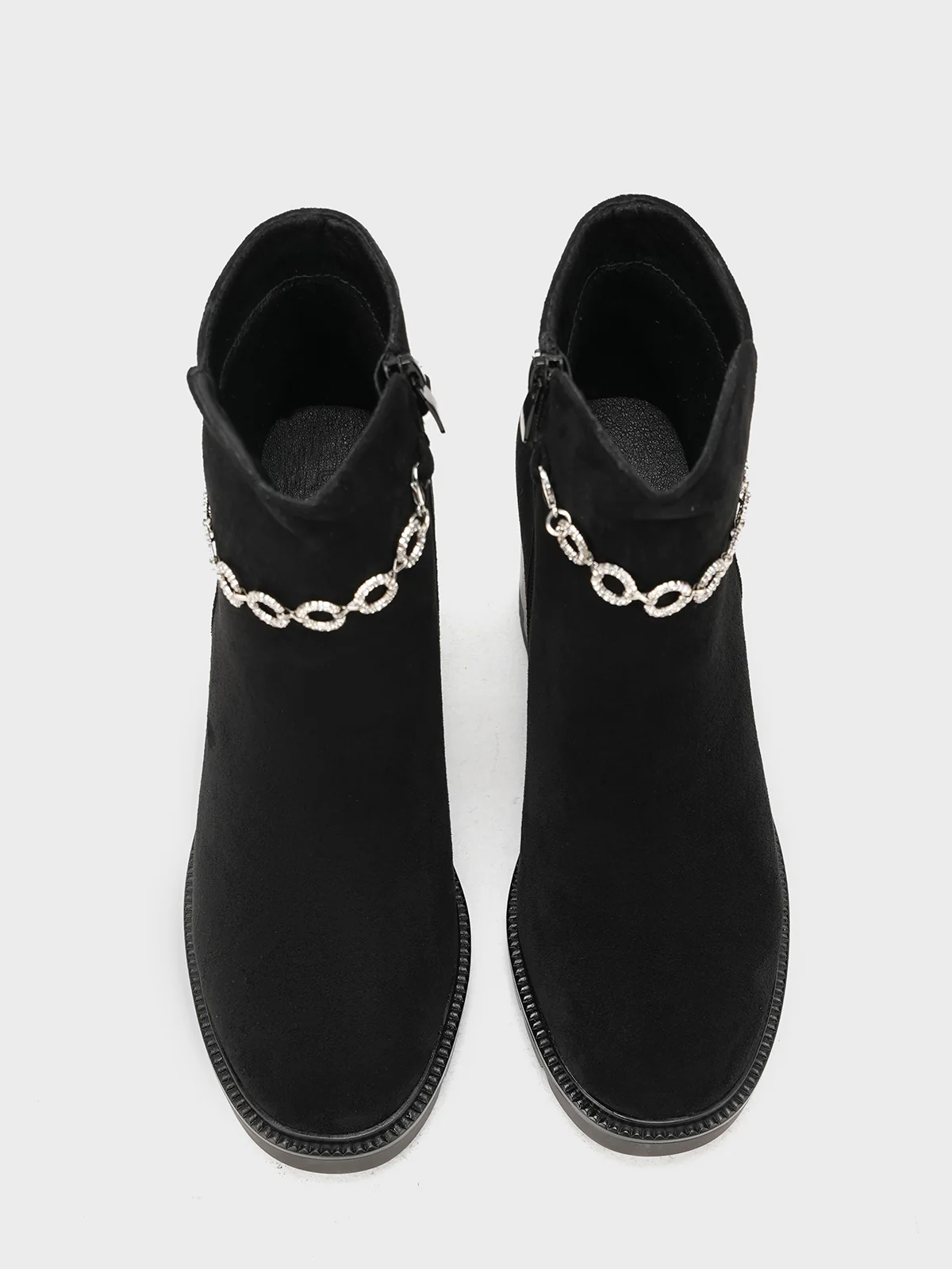 Women "FOLAMI" Stylish Chain Ankle Boots - Image 10