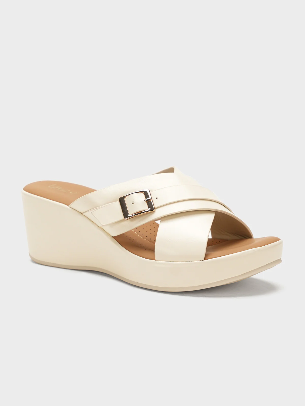 Women "HALLIE" Comfort Wedge Slippers - Image 2