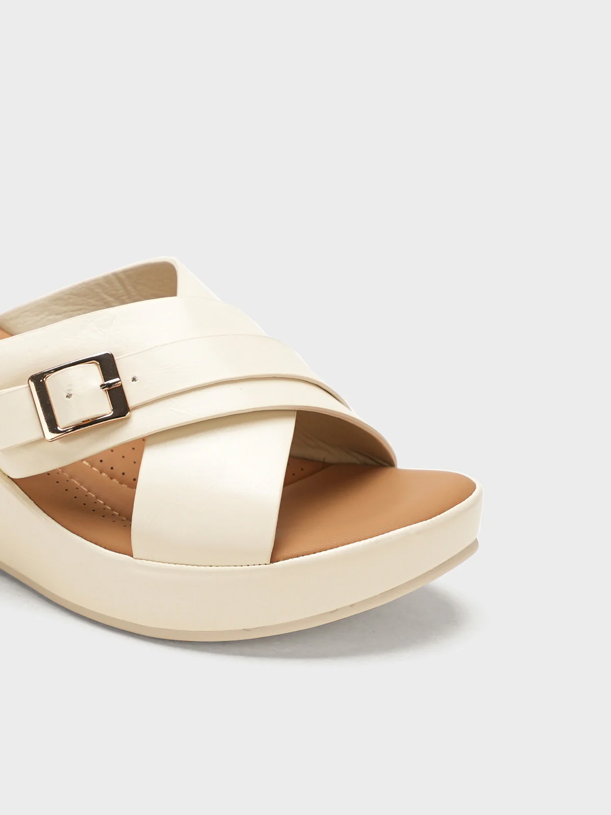 Women "HALLIE" Comfort Wedge Slippers - Image 7