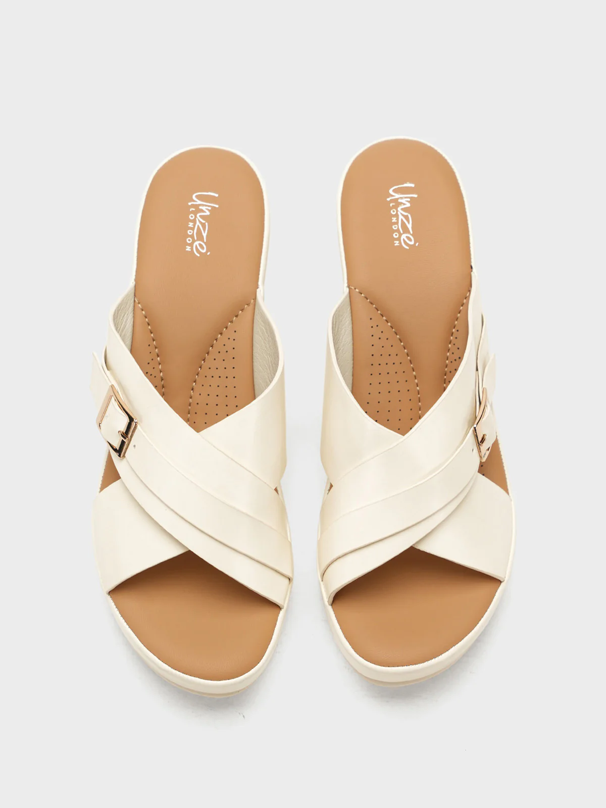 Women "HALLIE" Comfort Wedge Slippers - Image 9