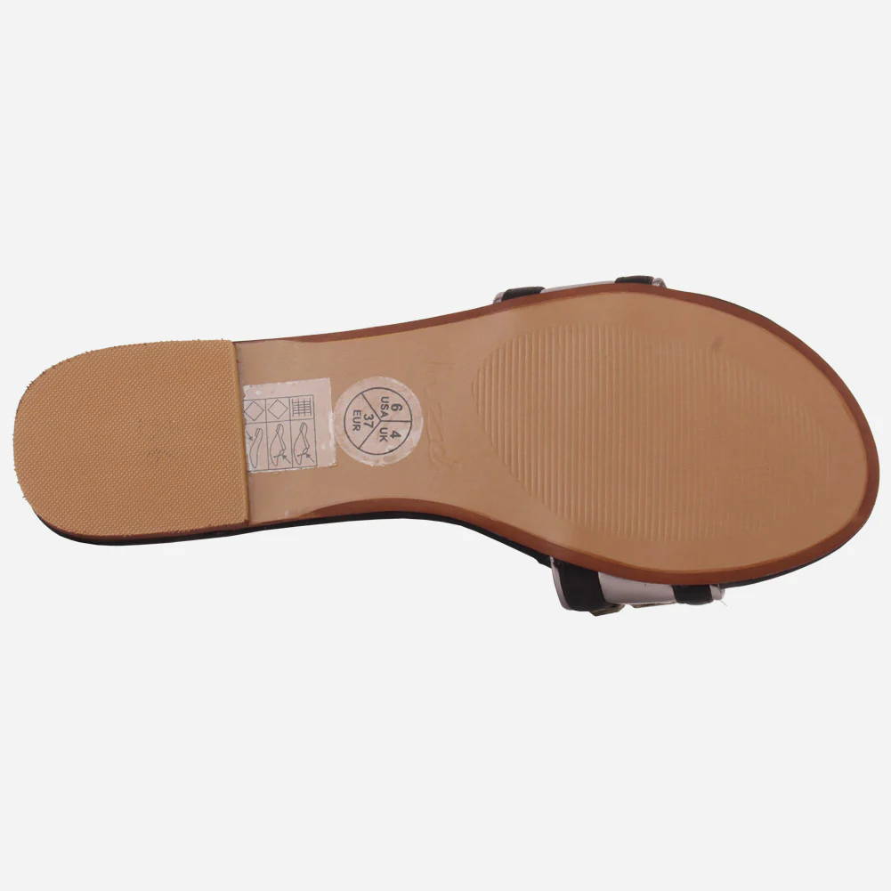 Women "IRINA" Gemstone Wide Fit Backless Slippers - Image 5