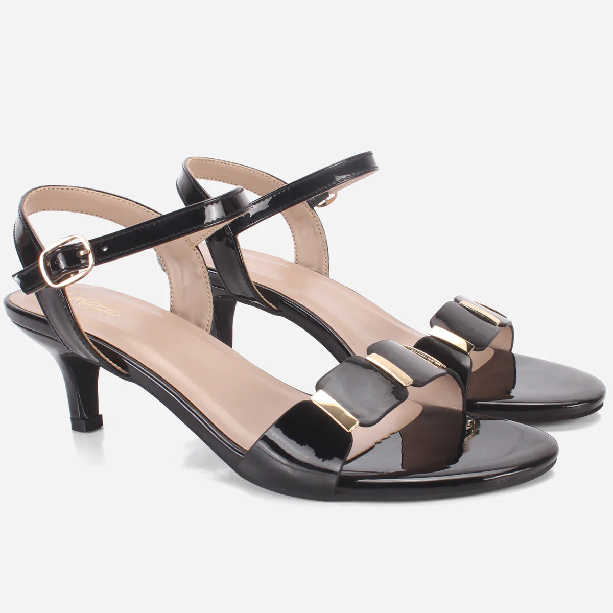 Women "JADEN" Heeled Open Toe Party Sandals - Image 2