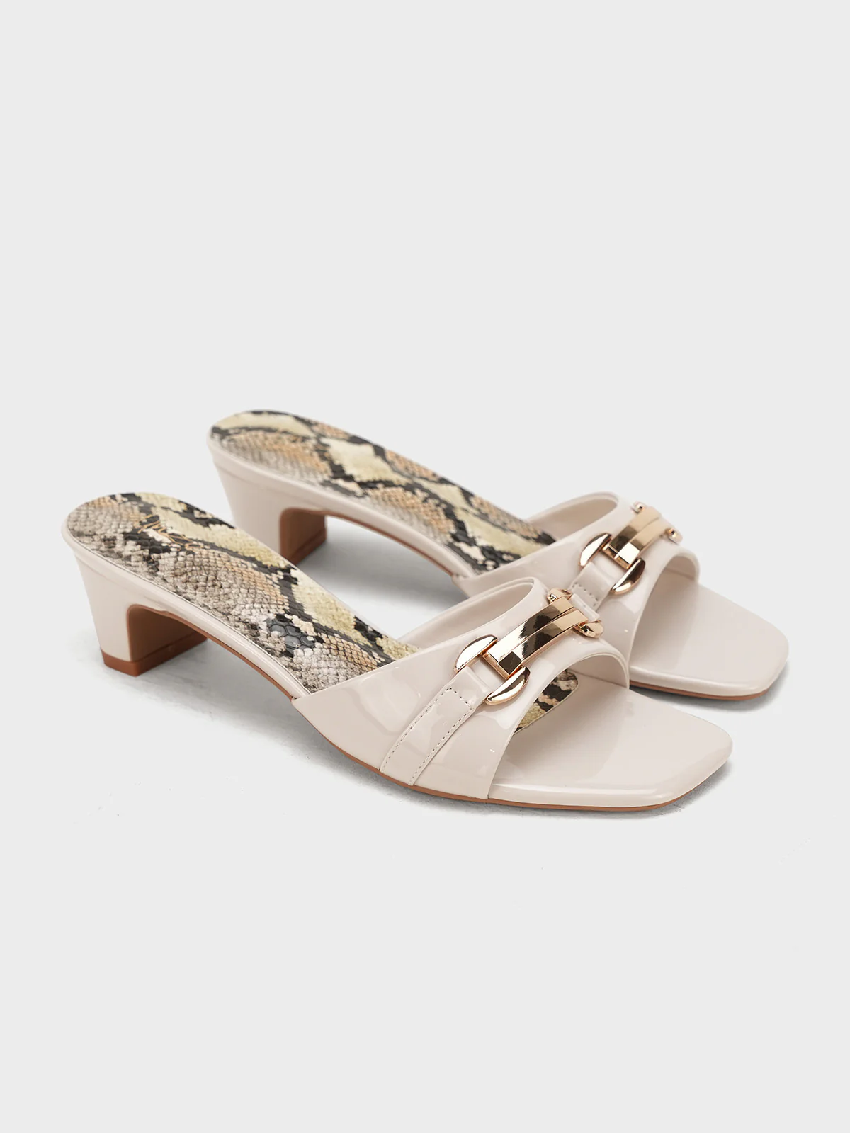Women "JADON" Slip On Block Heel Sandals - Image 4