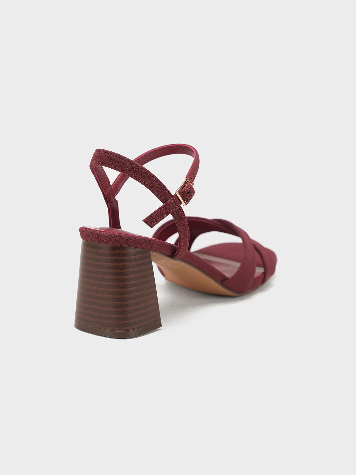 Women "JEFFREY" Block Heel Buckle Sandals - Image 5