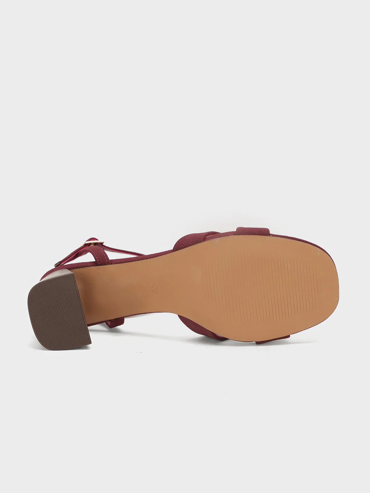 Women "JEFFREY" Block Heel Buckle Sandals - Image 8