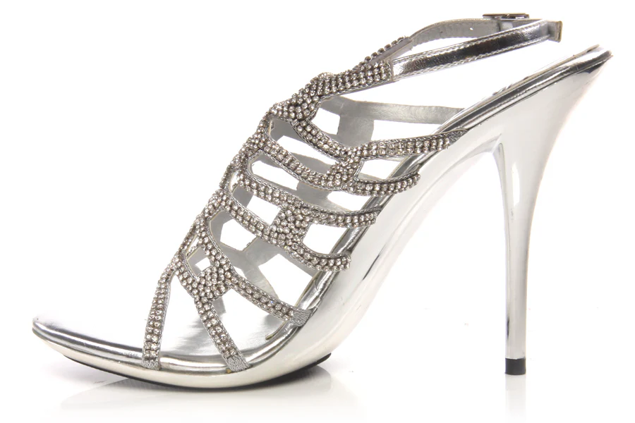 Women Jeweled Cage Upper 'Mae' Sandal - Image 3