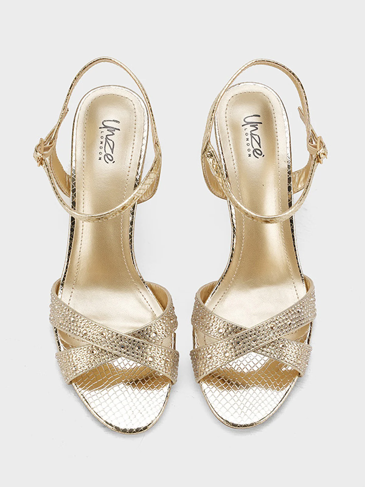 Women "JOSIE" Graceful Spool Heel Sandals - Image 9