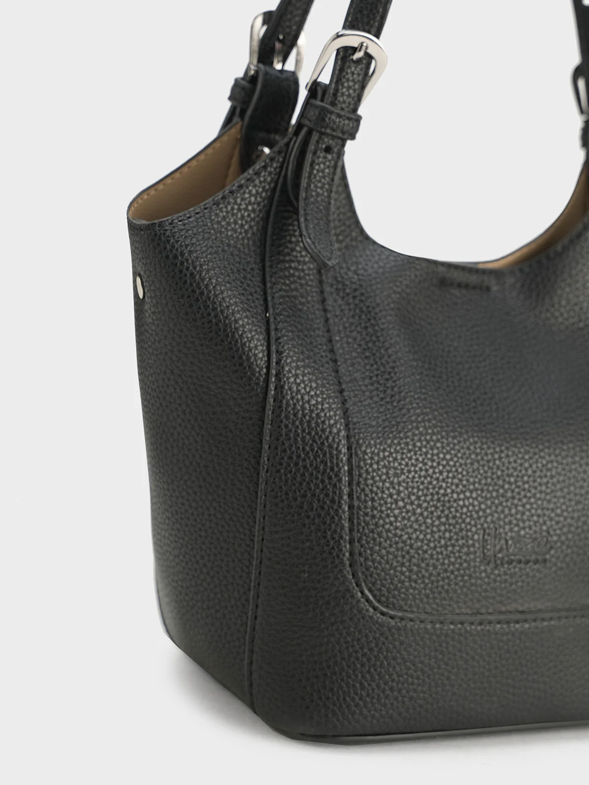 Women "JOZIAH" Modern Shape Bucket Bag - Image 7