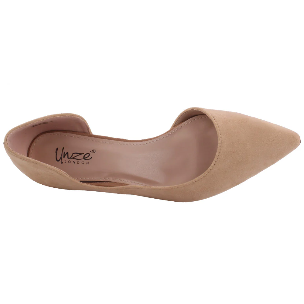 Women ‘Judith’ D’orsay Pointy Toe Court Shoes - Image 4