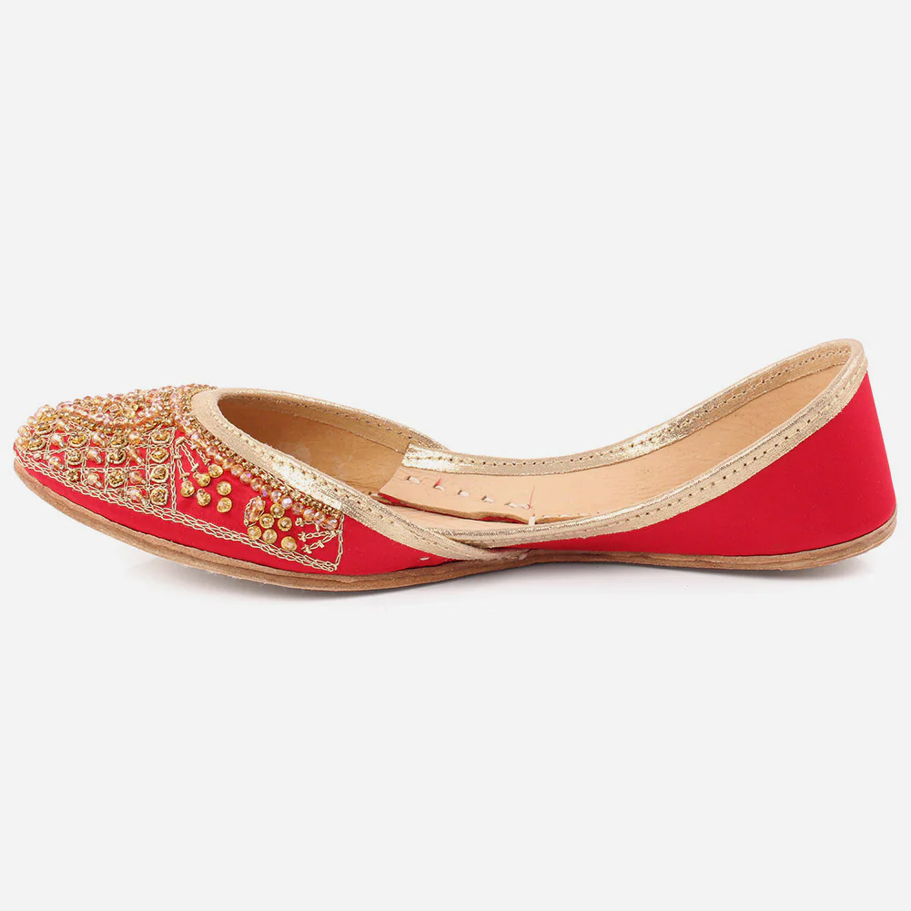 WOMEN "JUDY" TRADITIONAL HANDMADE LEATHER KHUSSA - Image 3