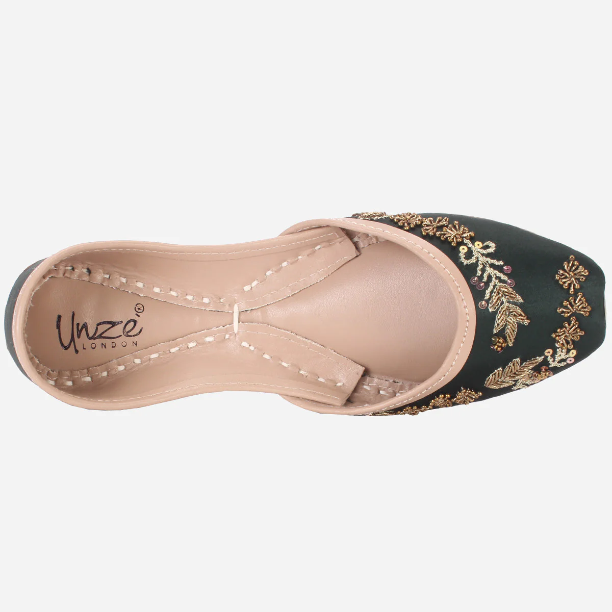 Women "KANYE" Decorated Leather Khussa - Image 4