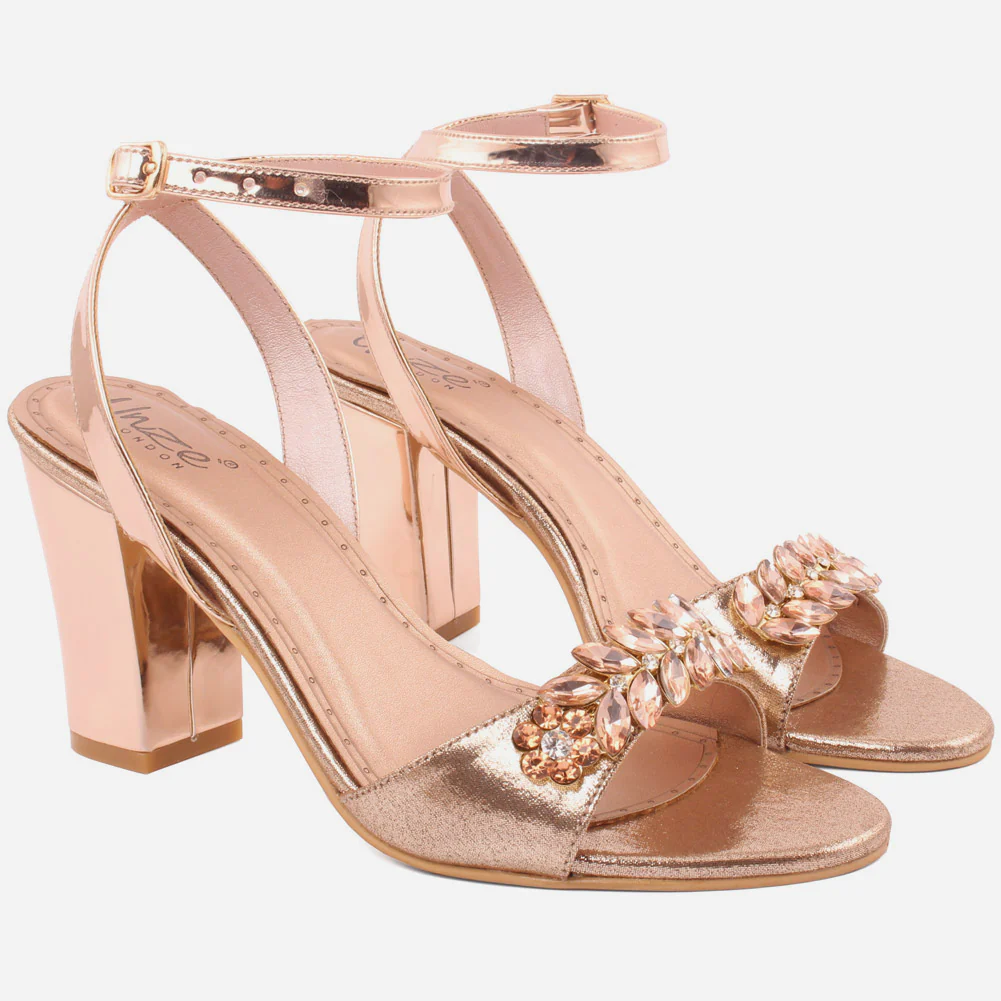 Women "KELLY" Block Heel Sandals - Image 2