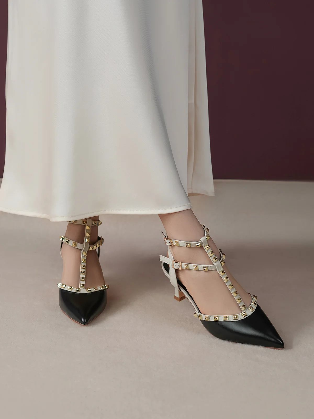 Women "KILLARA" Studded Straps Sandals - Image 10