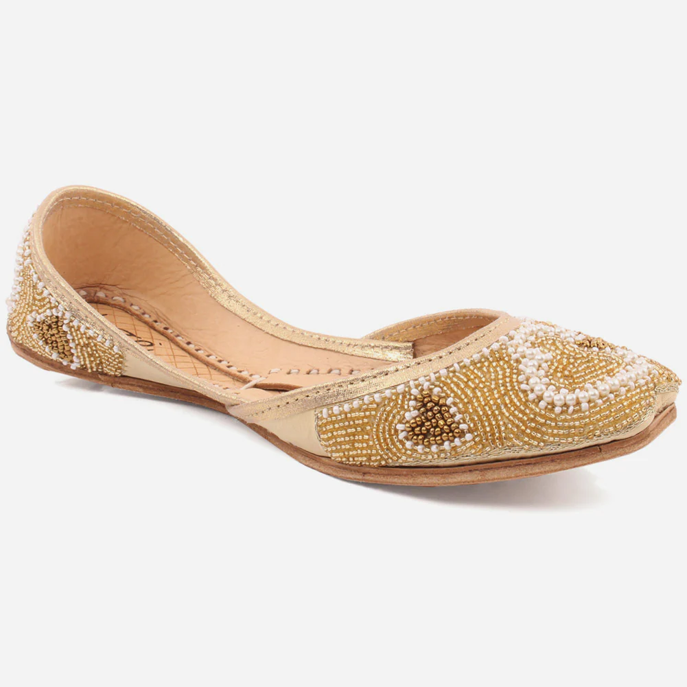 Women "KINJI" Traditional Slip On Khussa
