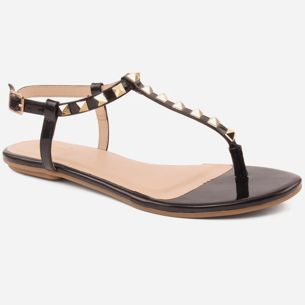 Women "KITTY" Ankle Fastening Light Weight Rubber Sole Sandals