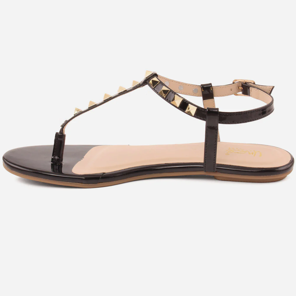 Women "KITTY" Ankle Fastening Light Weight Rubber Sole Sandals - Image 3