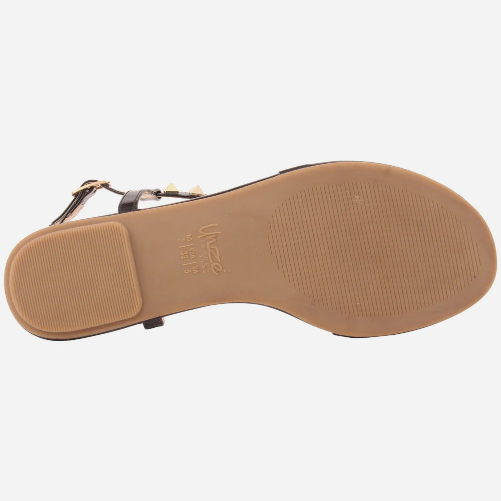 Women "KITTY" Ankle Fastening Light Weight Rubber Sole Sandals - Image 5