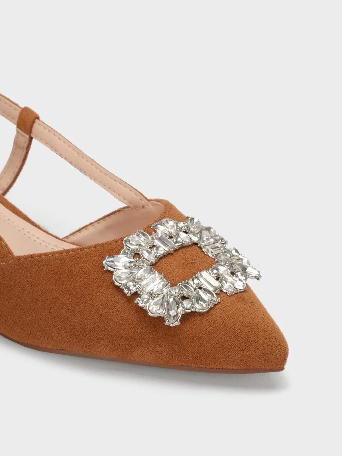 Women "KYOU" Pointy Back Strap Sandals - Image 4