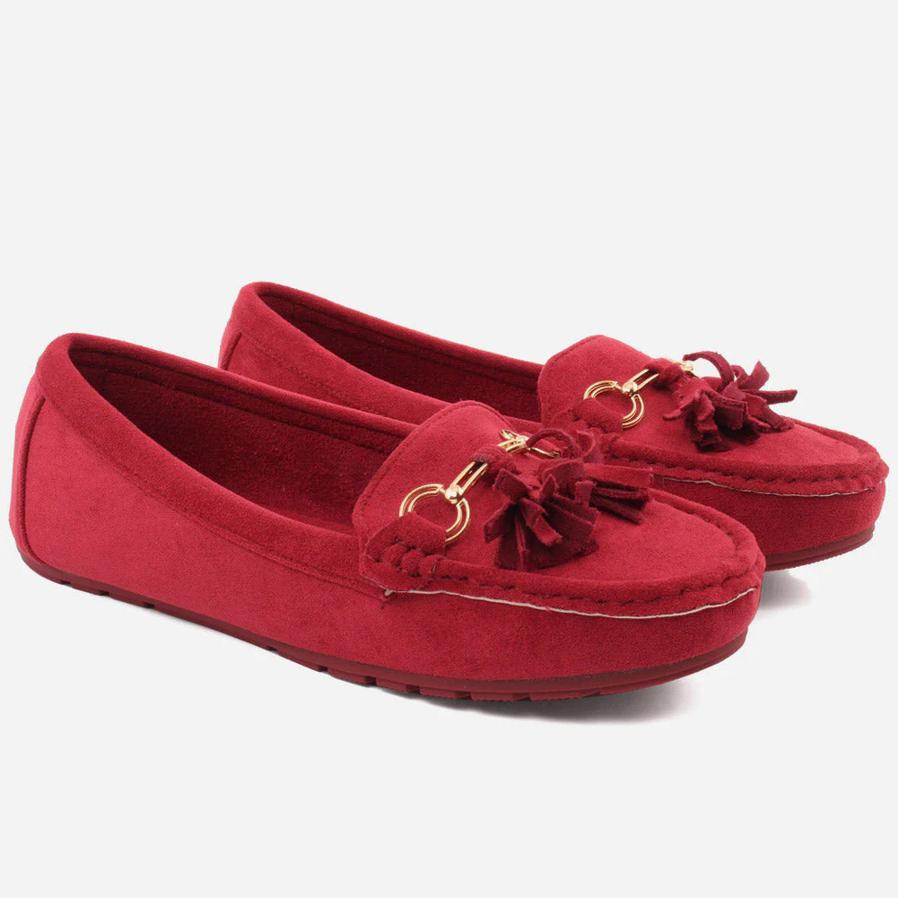 WOMEN "LEA" COMFORT SUEDE MOCCASINS - Image 2