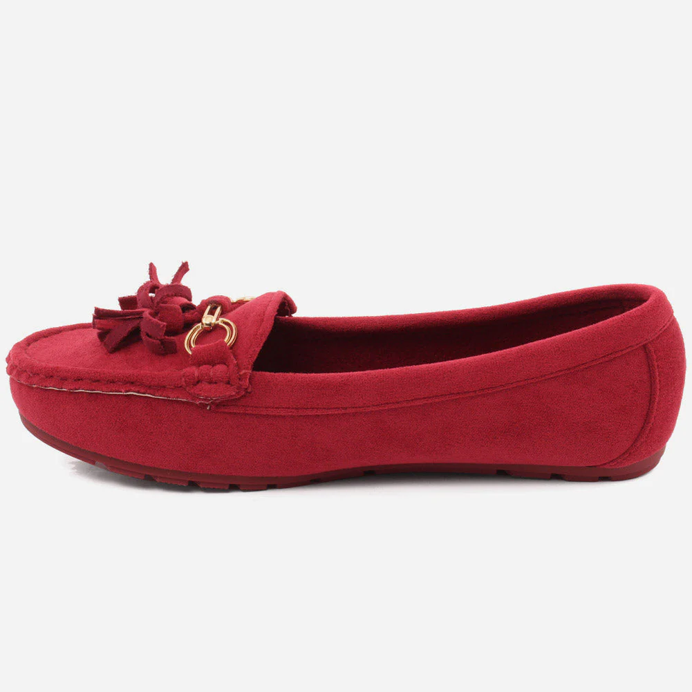 WOMEN "LEA" COMFORT SUEDE MOCCASINS - Image 3