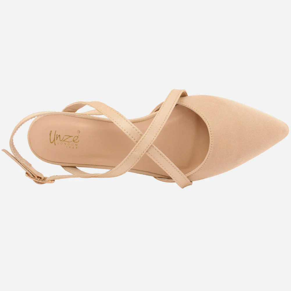 Women "Levanda" delicate ankle strap padded insole Sandals - Image 4