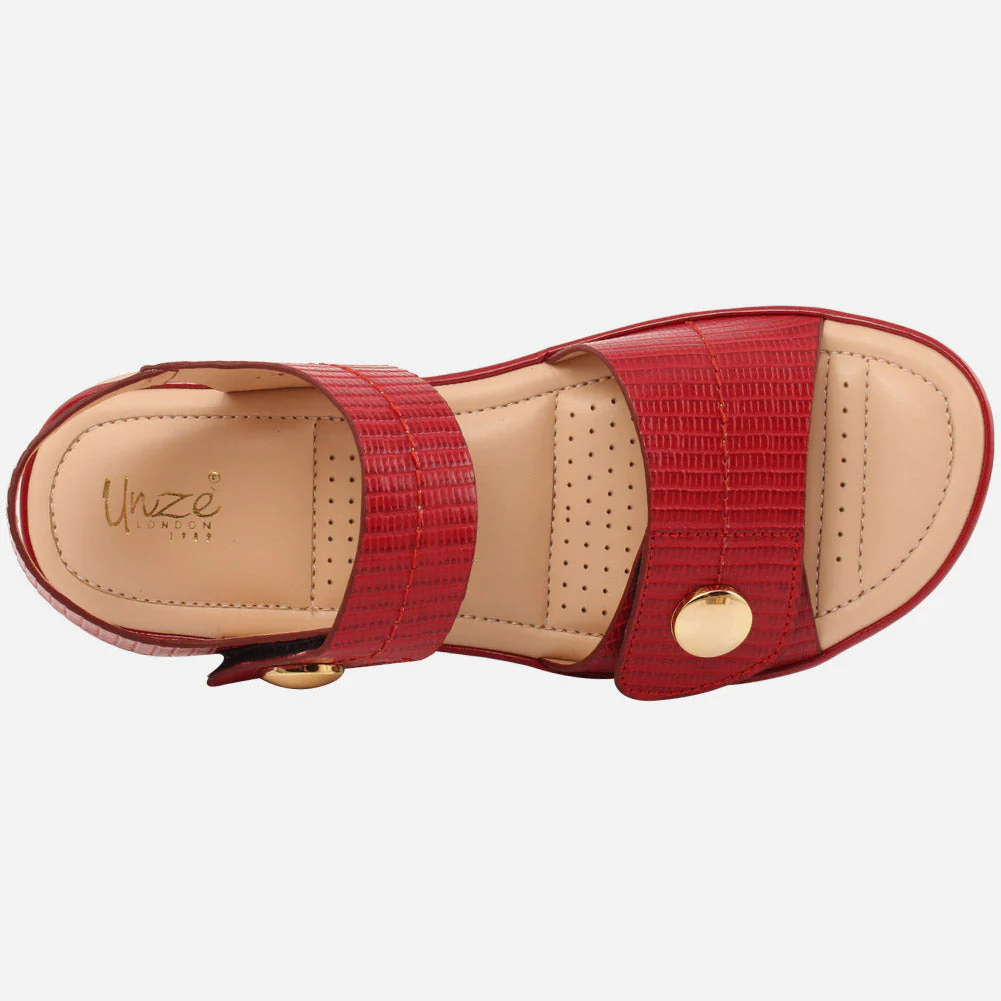 Women "Linda"Comfort Ankle Strap Sandals - Image 4
