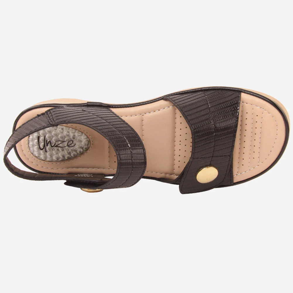 Women "Linda"Comfort Ankle Strap Sandals - Image 4