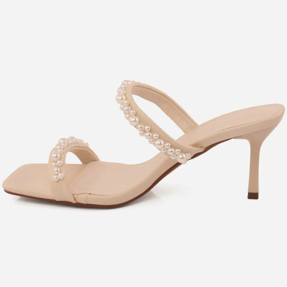 Women "Lindwi" chic sprakling Slip On Sandals - Image 3