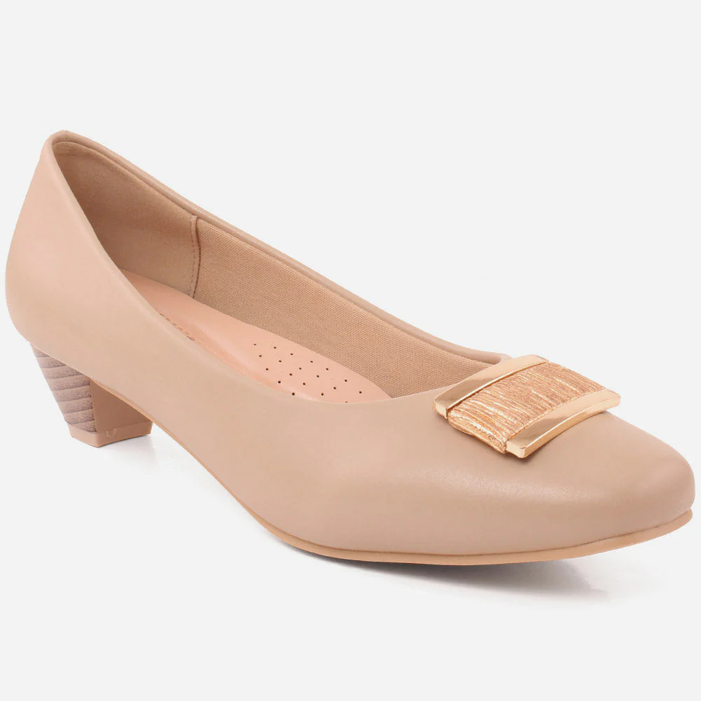 Women "LYA" Sleek Square Toe Court Shoes