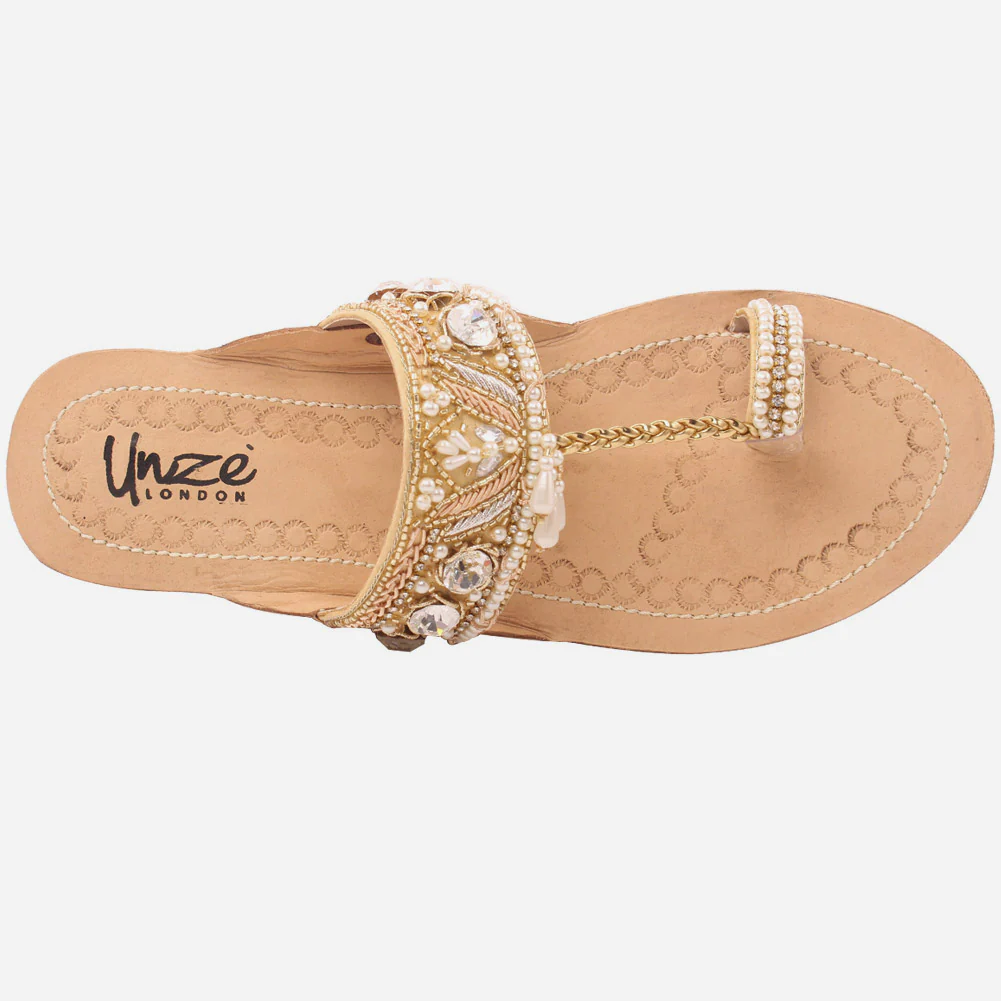 Women "MABEL" Stylish Kolhapuri Slippers - Image 4