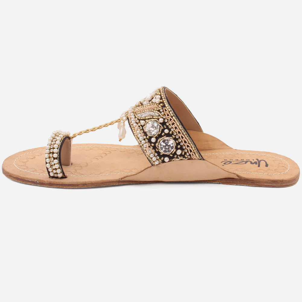 Women "MABEL" Stylish Kolhapuri Slippers - Image 3