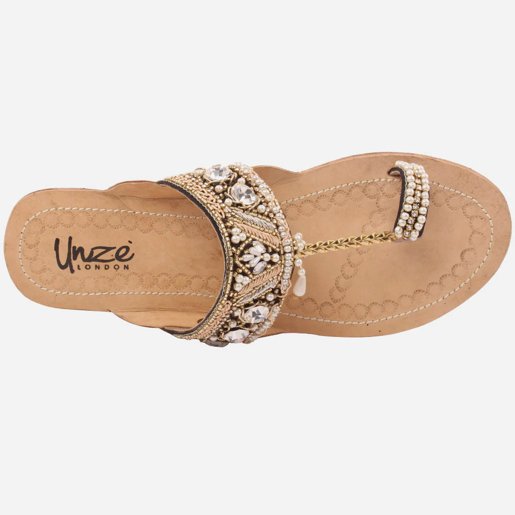 Women "MABEL" Stylish Kolhapuri Slippers - Image 4