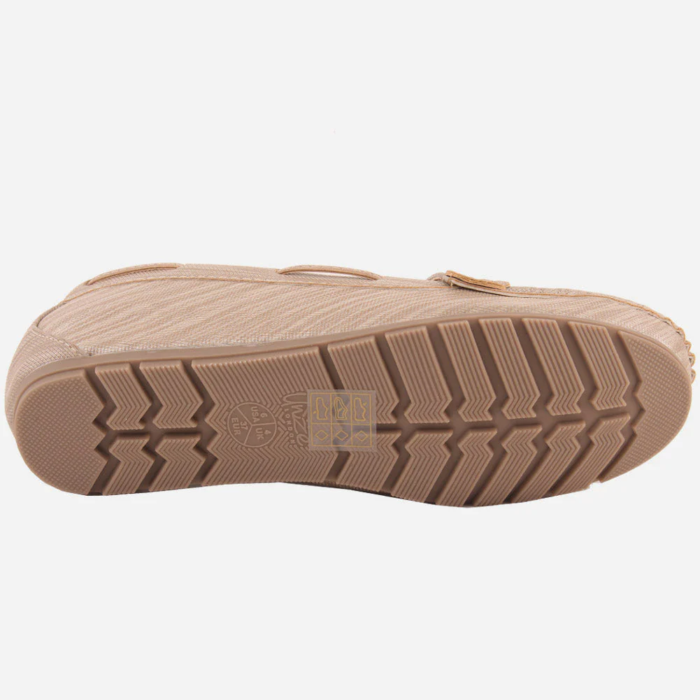 Women "MEGAN" Low Wedge Heel Moccasins - Image 5