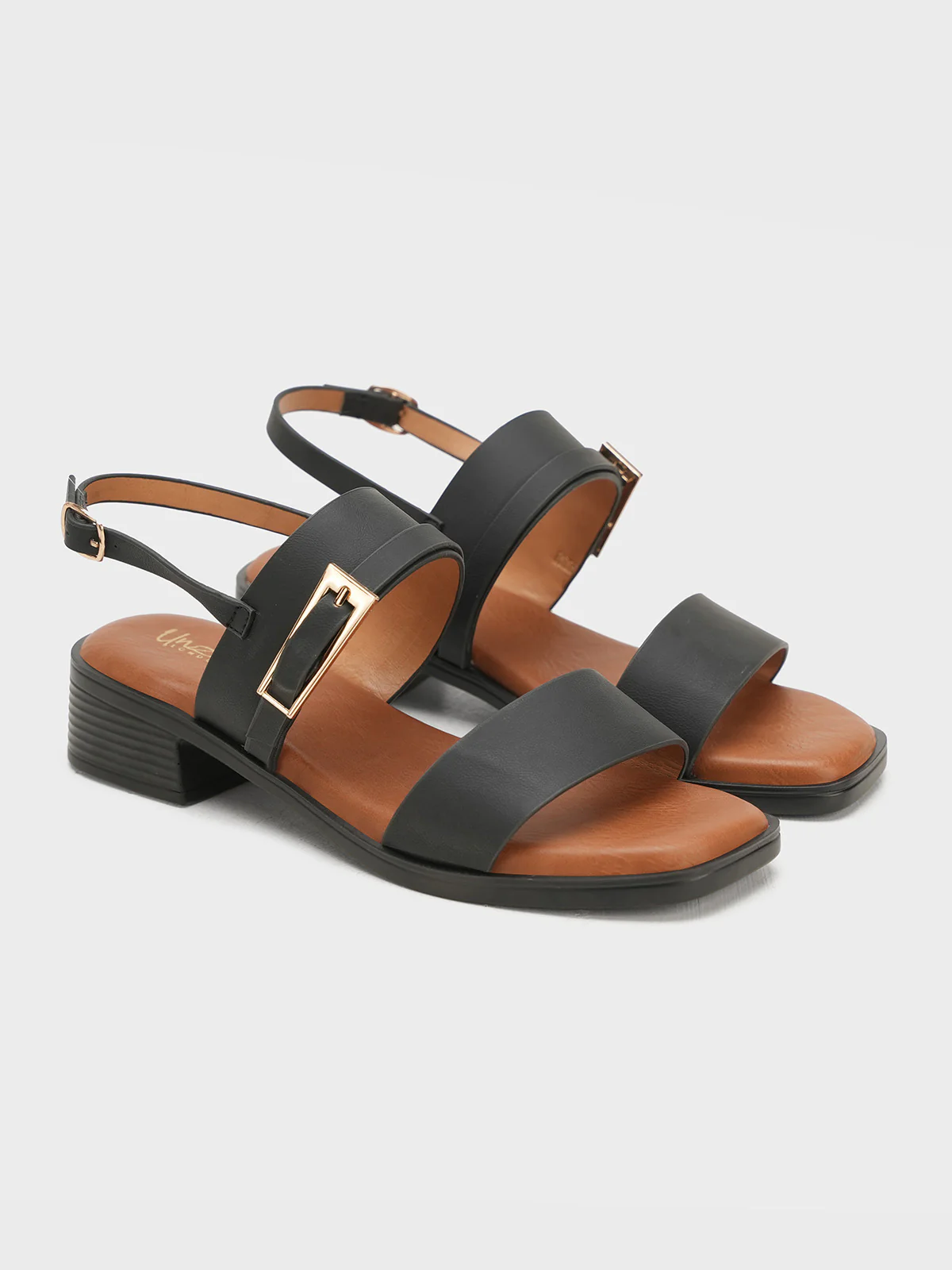 Women "MILLER" Block Heel Buckle Sandals - Image 3